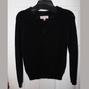 Philosophy Black V-neck Sweater